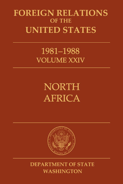 Book Cover of Foreign Relations of the United States, 1981-1988,
        Volume XXIV, North Africa