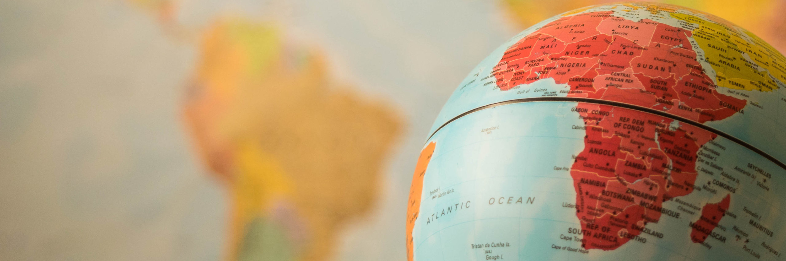 Africa map on a globe - Image [shutterstock]