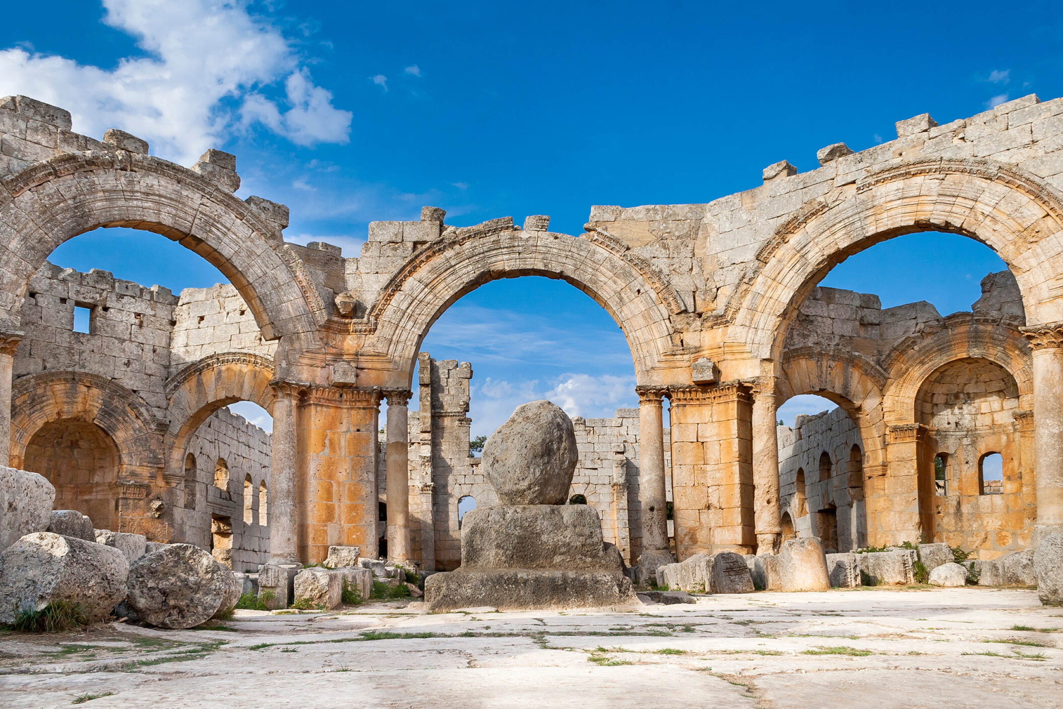 Church of Saint Simeon the Stylite. Coptic Orthodox Church, Syria