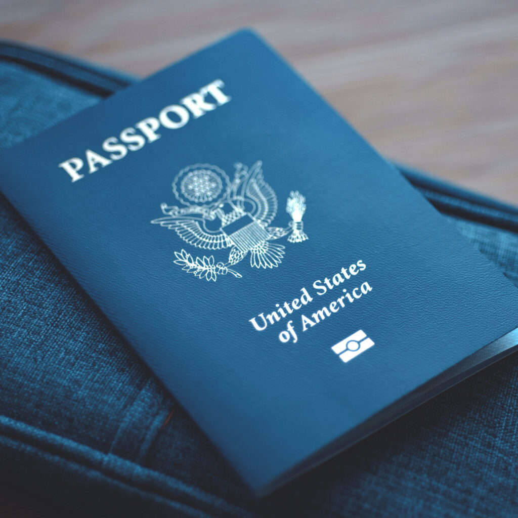 A U.S. passport.