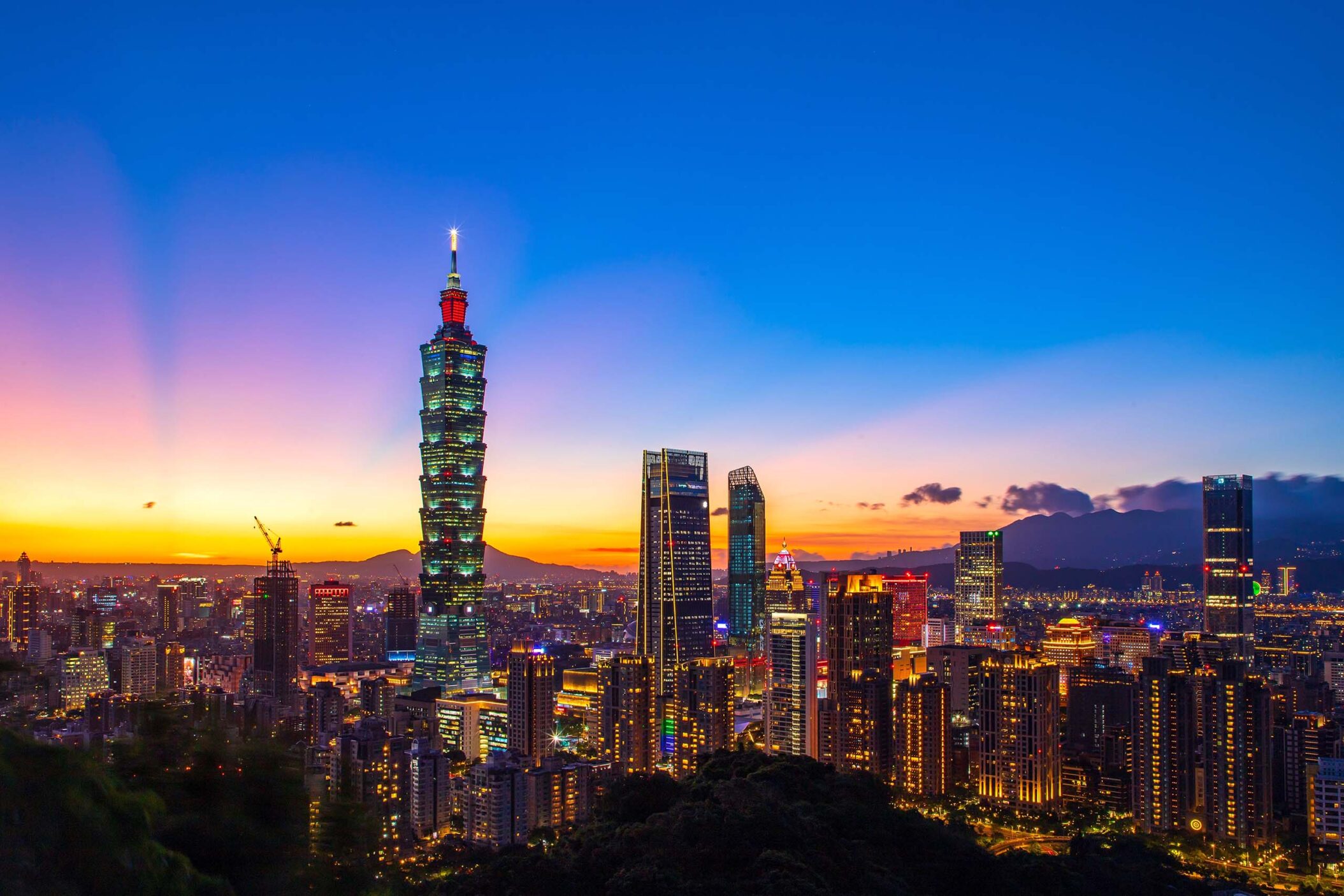 Taipei City skyline